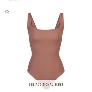NWT SKIMS Cotton Rib Bodysuit